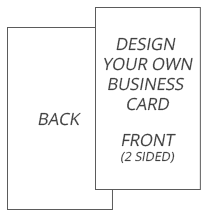 2 - Sided Vertical Business Card